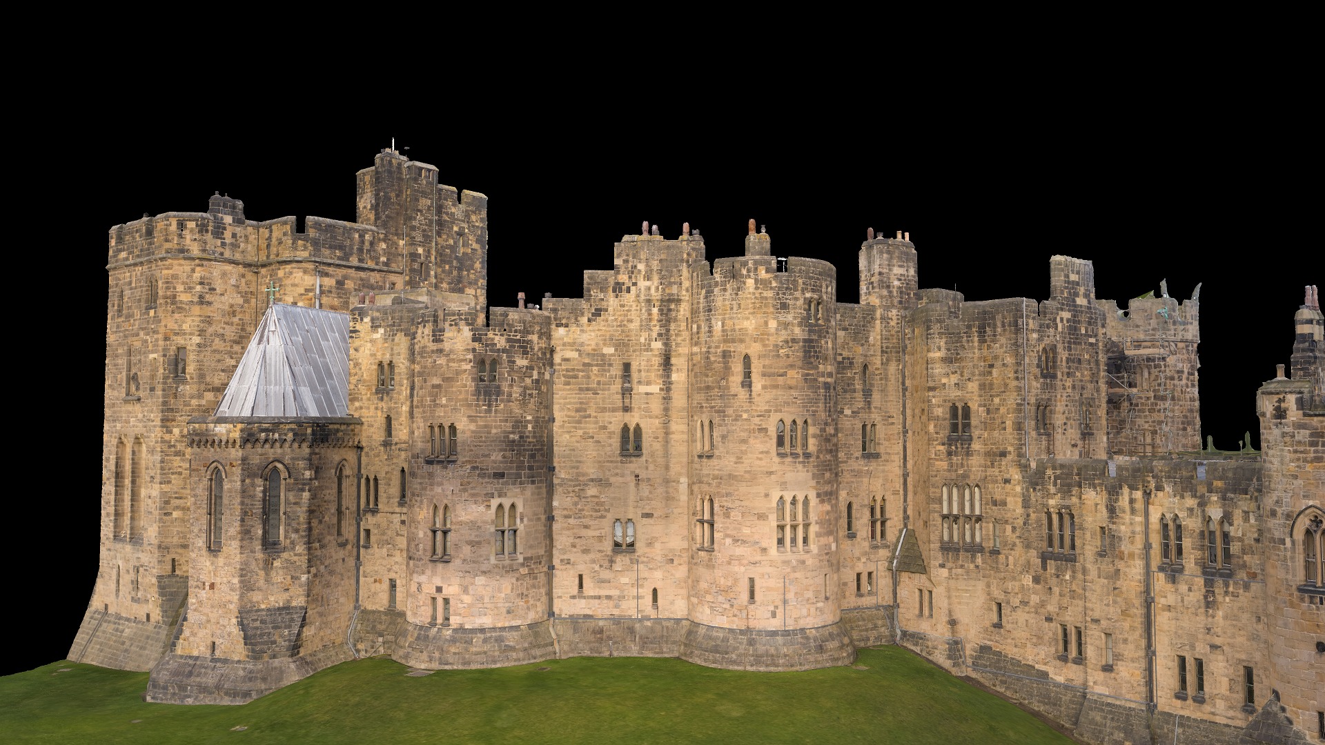 Alnwick Castle 3D capture.