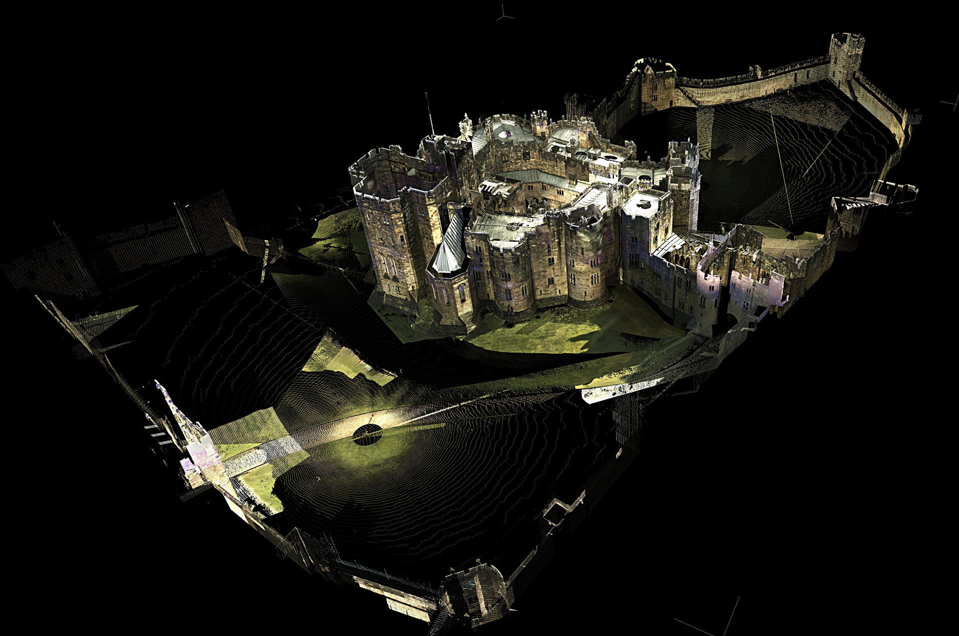 Alnwick Castle 3D capture.